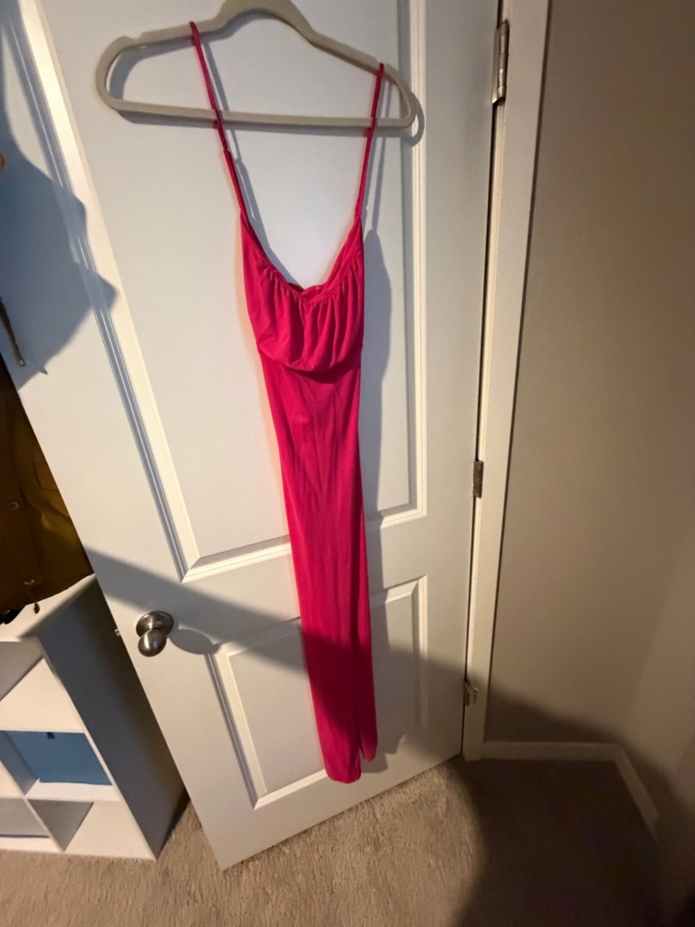 Womens Spaghetti Strap Maxi Dress large